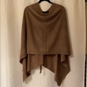 NWT Tan Poncho - Wear 5 Ways! One size fits all